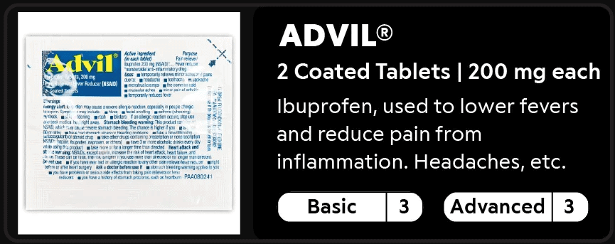 Advil 3-3