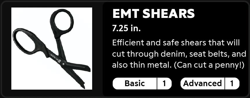 EMT Shears 7.25