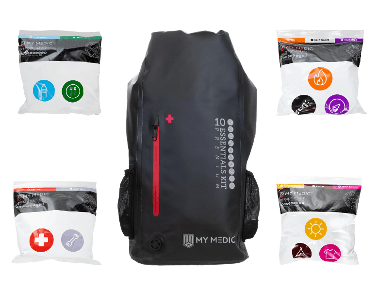 Pack to Survive - 10 Essentials First Aid Backpack Kit